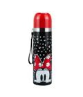 Garrafa Térmica Minnie 500ml - Alça, Tampa Vermelha