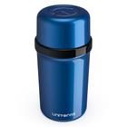 Garrafa Térmica para Café Chá Água Leite 250ml Unitermi Azul Metalizado