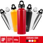 Garrafa Térmica Parede Dupla Revomax 950 ml Original Aço Inox Tampa a Vácuo Café Suco Água Academia Passeio Caminhada