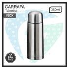 Garrafa térmica squeeze Inox 350ml Água Fria Café Quente