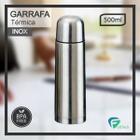 Garrafa térmica squeeze Inox Água Fria Café Quente 500ml