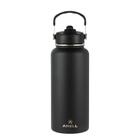 Garrafa Térmica Straw Flask ARELL 946ML, com Isolamento a Vácuo, Black Sand