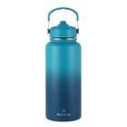 Garrafa Térmica Straw Flask ARELL 946ML, com Isolamento a Vácuo, Ocean Blue