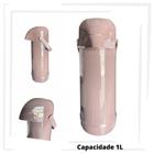 Garrafa térmica termolar magic pump lilás madeira 1l