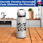 Garrafa Térmica Unitermi Verona 1,8 Litros Decorada Pressão