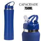 Garrafa ul Escuro Dupla Camada Térmica Quente Frio 750Ml