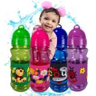 Garrafinha Agua Infantil 420 Ml Canudo Menino Menina Lindas