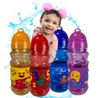 Garrafinha Agua Infantil 420 Ml Canudo Menino Menina Lindas