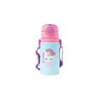 Garrafinha Alumínio Buba 450ml c canudo Animal Fun Unicórnio