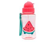 Garrafinha Bebê Infantil 400ml Canudo Silicone Limão Frutti Buba