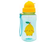 Garrafinha Bebê Infantil 400ml Canudo Silicone Limão Frutti Buba