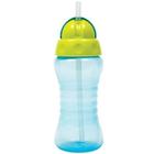 Garrafinha Com Canudo Fresh Azul 300ml- Buba (3311)