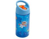 Garrafinha Infantil Aventura Astronauta 380mL Azul - Buba