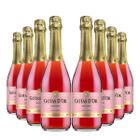 Gaseificado Sem Álcool Gotas Garibaldi Rosé 0,0% - 660mL - Nacional - 08 un