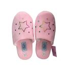 Gasf Pantufa Femini Pelúcia Estrelas 19573 Chinelo De Quarto