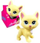 Gato de Vinil Bege da Barbie na Casinha Emborrachado Mattel - Pupee