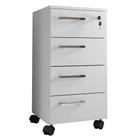 Gaveteiro 4 GV Paris Branco - Móveis Leão