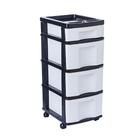 Gaveteiro com rodinhas e com 4 gavetas: 1 pequena e 3 grandes - 943