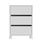 Gaveteiro Escritório Com 3 Gavetas E Rodízios Multivisão