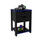 Gaveteiro Gamer Multimóveis CR25058 Preto/Azul