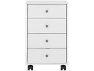 Gaveteiro para Escritório com Rodinhas