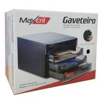 Gaveteiro plástico com 4 gavetas - maxcril