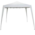 Gazebo 2.4m x 2.4m Área externa Cobertura Lazer Festas Toldo Montagem Fácil Ventilação Aço Portátil Versátil