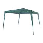 Gazebo desmontável NTK de 3m x 3m com cobertura aluminizada e impermeável em estrutura tubular Green