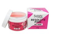 Gel Beltrat Resolute Pink Hard 24g Construtor Led Uv Fibra