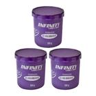 Gel Cera Infinity Hidratante 500G - Kit Com 3Un