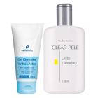 Gel Clareador para Virilha e Axilas + Loção Clareador Facial Clear Pele