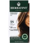 Gel de coloração de cabelo Herbatint 5N Light Chestnut 135 ml sem álcool