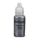 Gel de maquiagem Mehron GlitterMark Glitter (0,5 oz) (preto)