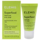 Gel de olhos Elemis Superfood Matcha Eye Dew 15mL para mulheres