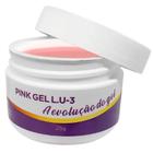 Gel De Unha Piu Bella Pink Para Banho De Gel E Fibra