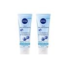 Gel Facial Esfoliante Nivea Refrescante 75Ml - Kit Com 2Un