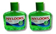 Gel Fixador Ny Looks Fixação Extra Forte Fator 3 Verde - 2 unidades