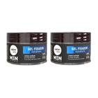 Gel Fixador Salon Line Men Extraforte 300G - Kit Com 2Un