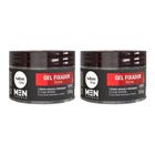 Gel Fixador Salon Line Men Forte 300g - Kit C/ 2un