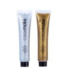 Gel Glitter para Cabelo e Pele Prata e Dourado - Color Make - Yur Color Make