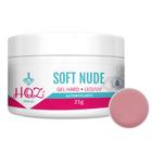 Gel Hard Soft Nude HQZ 25g Anvisa Alongamento de Unhas