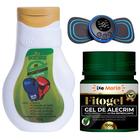 Gel Nocauteador + Gel de Alecrim Fitogel + Mini Massageador Portátil Recarregável Alívio Da Dor Muscular - Fitogel / Dokmos