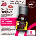 Gel térmico beijável para sexo oral e massagem hot ou ice 15ml la pimienta (varios sabores) sex shop