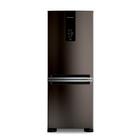 Geladeira Brastemp Eclipse Collection Frost Free Inverse A+++ 447 Litros Cor Black Inox com Smart Flow e Fresh Box - BRE57FE