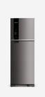 Geladeira Brastemp Frost Free Duplex 375 litros cor Inox com Espaço Adapt - BRM45JK