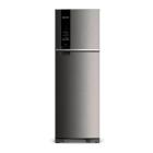 Geladeira Brastemp Frost Free Duplex 400 litros cor Inox com Freeze Control BRM54JK