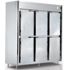 Geladeira Comercial 6 Portas em Inox Refrigel