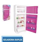 Geladeira Duplex Lua de Cristal Infantil +15 Acessórios