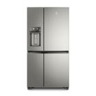 Geladeira Electrolux Frost Free Inverter 585L FlexiSpace Conectada Wi-fi 4 Portas Cor Inox (DQ90X)