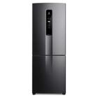 Geladeira IB7B Frost Free 490L Efficient com AutoSense Inverse Inox Look Electrolux